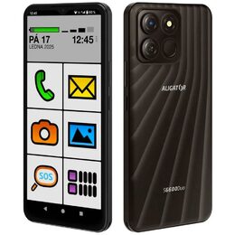 S6600 SENIOR 4/64GB Černý ALIGATOR
