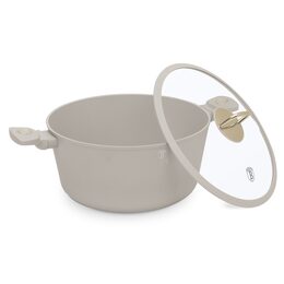BERLINGERHAUS Kastrol s titanovým povrchem a poklicí 30 cm Sahara Collection BH-8073