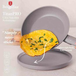 BERLINGERHAUS Pánev s titanovým povrchem 24 cm Taupe Collection BH-8083