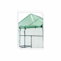 PROGARDEN Foliovník zahradní  se vstupem a 4 policemi 143 x 73 x 195 cm KO-CE7000130