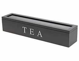 EXCELLENT Krabička na čaj dřevěná 6 přihrádek TEA KO-C37800110