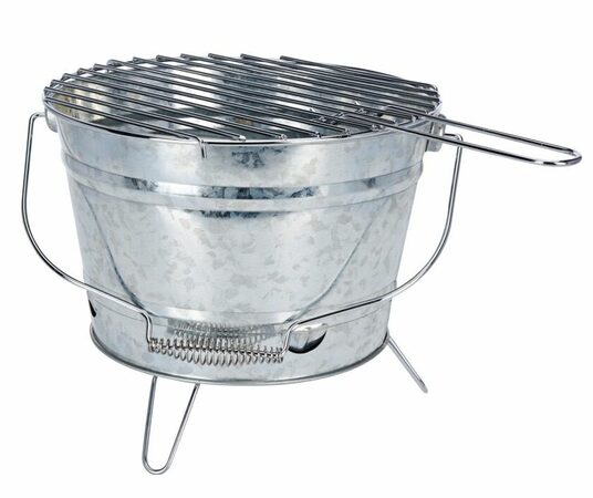 PROGARDEN Gril přenosný zinkovaný kbelík 27 cm KO-Y64950300