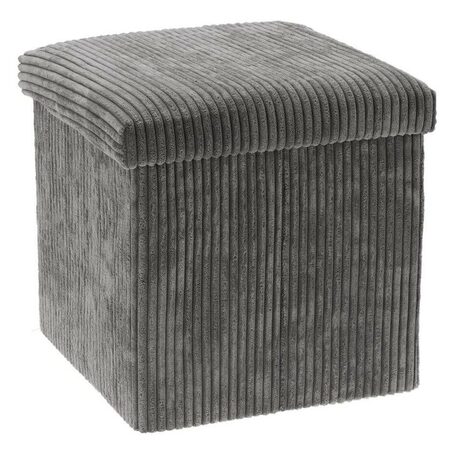 HOMESTYLING Taburet s úložným prostorem 38 cm šedá KO-170489980seda