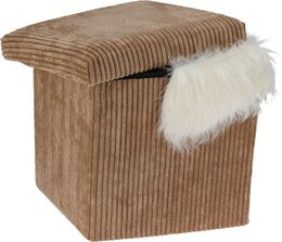 HOMESTYLING Taburet s úložným prostorem 38 cm hnědá KO-170489980hned
