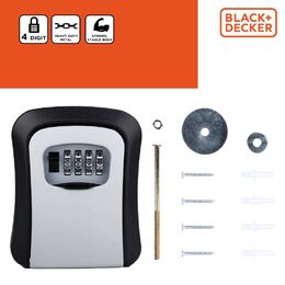 BLACKDECKER Skříňka na klíče s kódovým zámkem BLACK&DECKER ED-223994