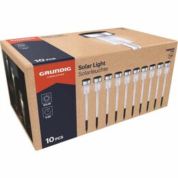 GRUNDIG Lampa solární zahradní sada 10 ks LED 36,5 cm ED-255978