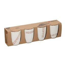 ALPINA Hrnek na kávu sada 4 ks 320 ml ED-258648