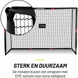 DUNLOP Fotbalová branka 240x160x85 cm ED-200662