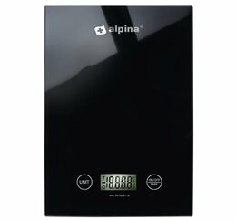 ALPINA Kuchyňská váha digitální 5 kg černá ED-255246