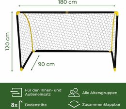UMBRO Fotbalová branka přenosná UMBRO 180x90x120cm ED-226898