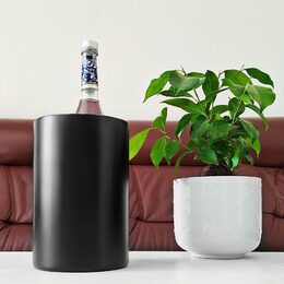 HIT Chladič na víno a led s dvojitou stěnou MATTE BLACK HT-22092830