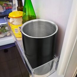 HIT Chladič na víno a led s dvojitou stěnou MATTE BLACK HT-22092830