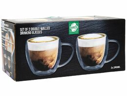 HIT Sklenice na cappuccino sada 2 ks 280 ml HT-27022148