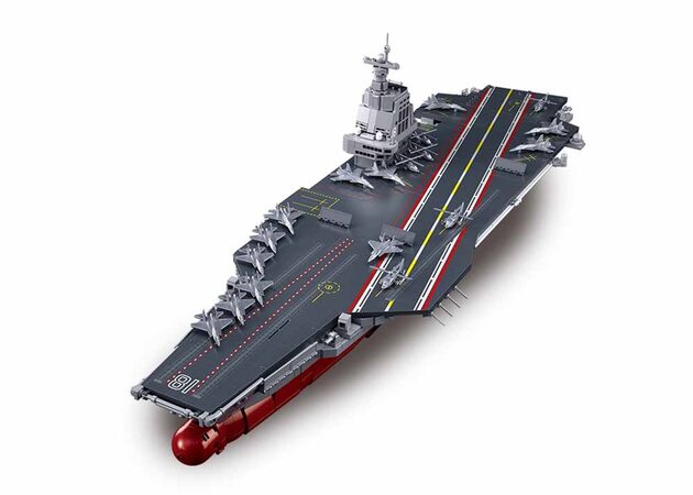 Sluban Model Bricks M38-B1188 Letadlová loď Fujian