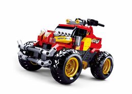 Sluban Power Bricks M38-B0991 RC Červený Off Road na dálkové ovládání