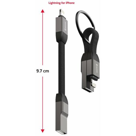 71551060 USB A/Lightning 9,7CM SWISSTEN