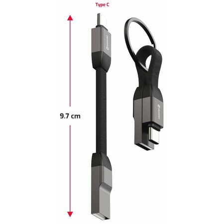 71551050 USB A /USB C 9,7CM SWISSTEN