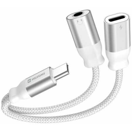 73502304 USB C/Jack 3,5MM 0,12M SWISSTEN