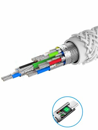 71541013 USB C /Lightning 1,5M SWISSTEN