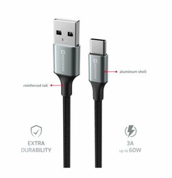 71521309 USB A /USB C 1,5M SWISSTEN