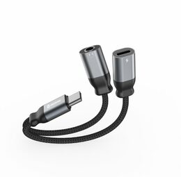 73502301 USB C/Jack 3,5MM 0,12M SWISSTEN