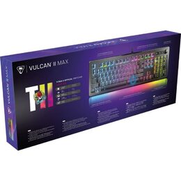 Vulcan II Max gam. keyboard US bk TURTLE