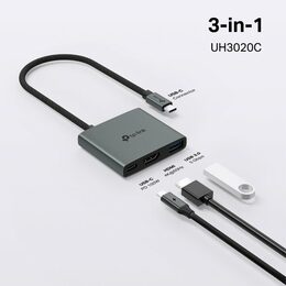 Dokovací stanice TP-Link UH3020C USB-C, HDMI, 1x USB C, 1x USB, PD 100W