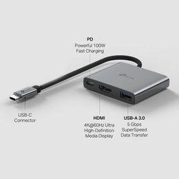Dokovací stanice TP-Link UH3020C USB-C, HDMI, 1x USB C, 1x USB, PD 100W