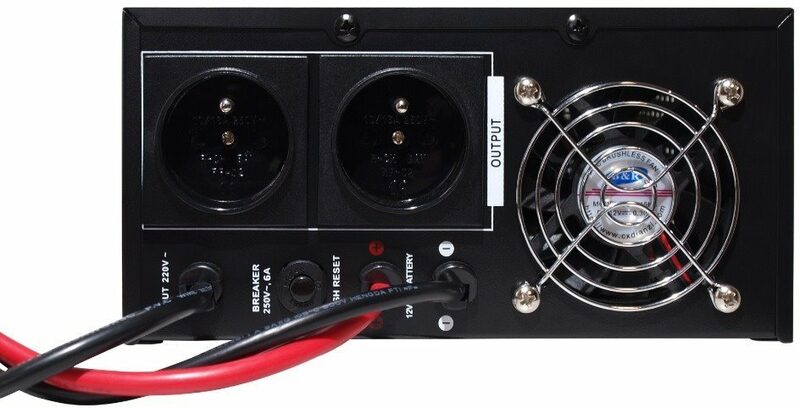 Napěťový měnič ADLER záložní zdroj, UPS, 400W, čistý sinus, 12V