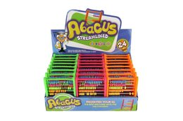 Počítadlo 90 kuliček plast 11x15cm 3 barvy 24ks v boxu