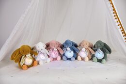 Doudou Hrací skříňka s projekcí Králíček modrý