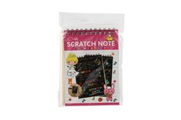 Škrabací/Vyškrabovací notes barevný 10 listů 10x14cm 2 barvy v sáčku