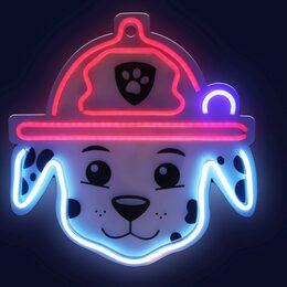 Dekorativní LED neon Tlapková patrola - Marshall