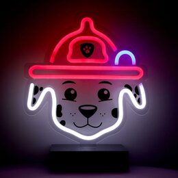 Dekorativní LED neon na stojanu Tlapková patrola - Marshall