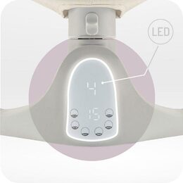 Elektrické houpátko MoMi KENANI béžové