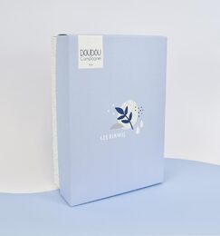 Doudou Plyšový muchláček modrošedý Slon 19 cm