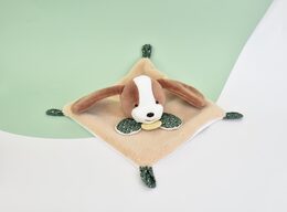 Doudou Plyšový muchláček béžovohnědý Pes 19 cm
