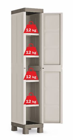 Skříň Keter Excellence High jednodveřová, poškozený obal