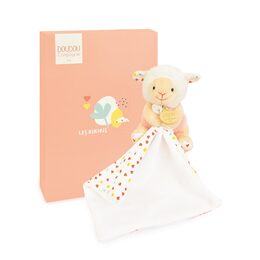 Doudou Plyšová ovečka s dečkou 11 cm