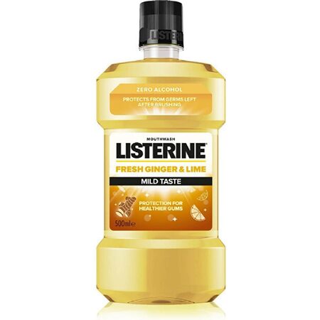 Listerine Fresh Ginger & Lime Zero Alcohol 500 ml