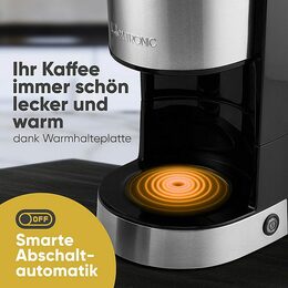 Clatronic KA 3808 kávovar,překapávač,800W,12-14 šálků