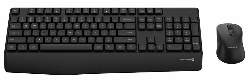SWISSTEN kancelářská bezdrátová klávesnice a myš Office Wireless SET