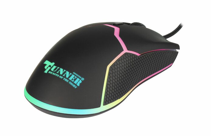 SWISSTEN herní myš Gunner RGB 800-7200DPI