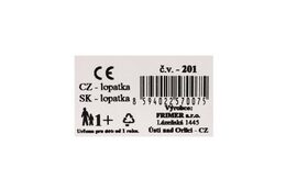Lopatka plast 21cm 4 barvy 12m+