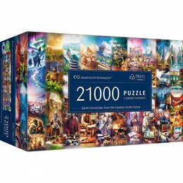 Puzzle Earth Chronicles: od stvoření po budoucnost 21000 dílků v krabici 50x23x31cm