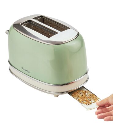 Ariete Vintage Toaster 155/14, zelený