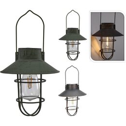 PROGARDEN Lucerna solární LED retro měděná KO-AF5300100oran