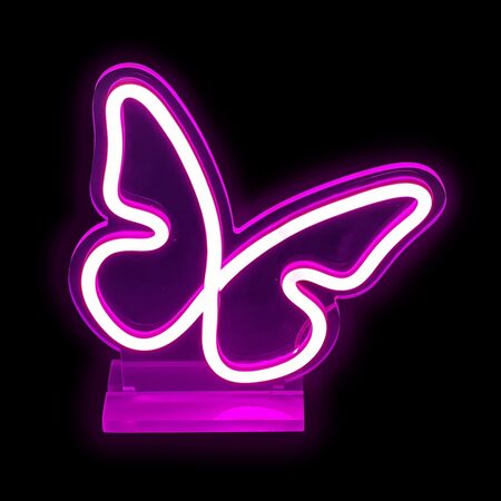 2Kids Toys LED NEON LIGHT lampička Motýlek