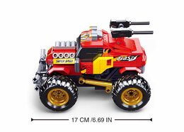 Sluban Power Bricks M38-B0991 RC Červený Off Road na dálkové ovládání