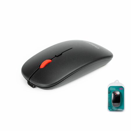 Omega mouse bezdrátová nabíjecí OM301 černá